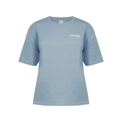 Front - USA Pro Womens/Ladies Back Print Oversized T-Shirt