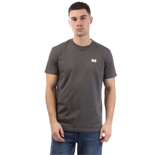 Front - Weekend Offender Mens Bridgetown Contrast Logo Regular T-Shirt