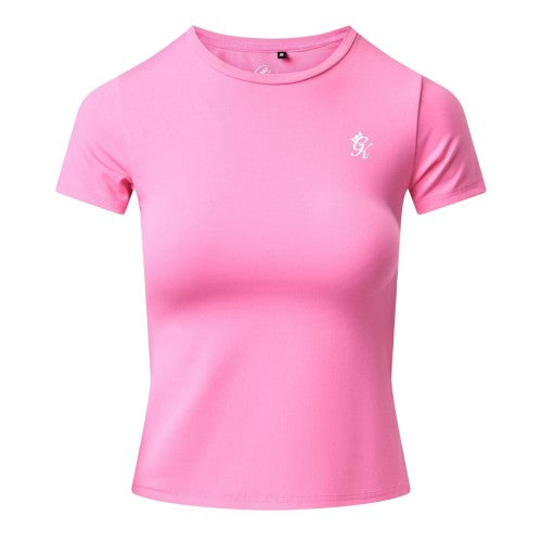 Front - Gym King Womens/Ladies 365 Embroidered Logo Fitted T-Shirt