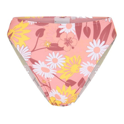 Front - Brave Soul Womens/Ladies Floral High Waist Bikini Bottoms