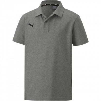 Front - Puma Childrens/Kids TeamGoal 23 Contrast Logo Regular Polo Shirt