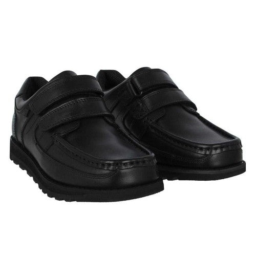 Front - Lee Cooper Childrens/Kids Harrow Vel Leather Shoes
