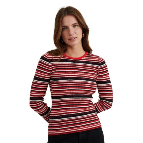 Front - Nobody's Child Womens/Ladies Striped Slim Sweater Top