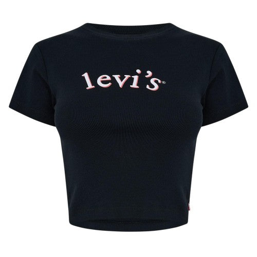 Front - Levis Womens/Ladies Cropped T-Shirt