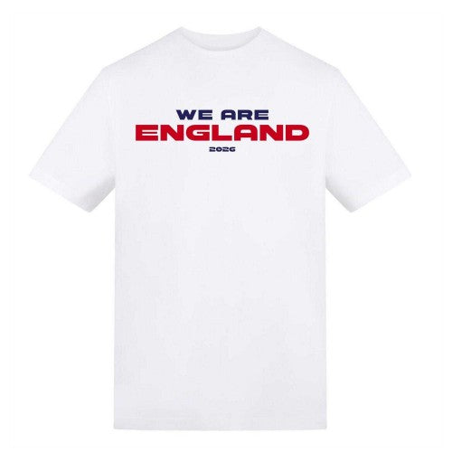 Front - AWD Unisex Adult We Are England T-Shirt