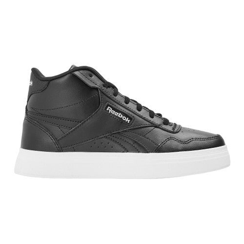 Front - Reebok Womens/Ladies Court Advance Mid Cut Trainers
