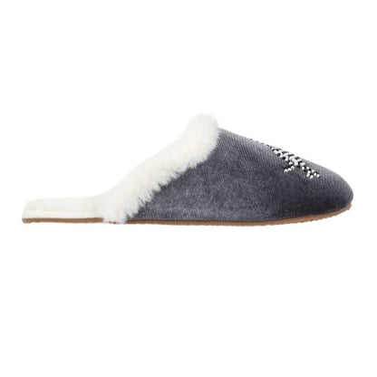 Front - Biba Womens/Ladies Beaded Mule Slippers