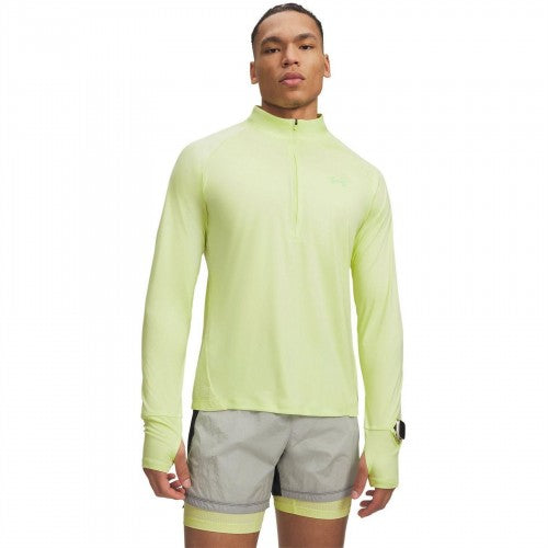 Front - Under Armour Mens Trail Run Half Zip Top