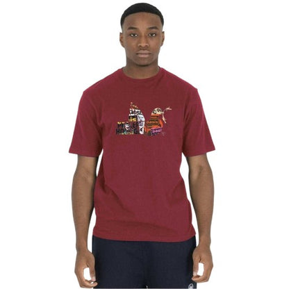 Front - Peaceful Hooligan Mens Poster T-Shirt