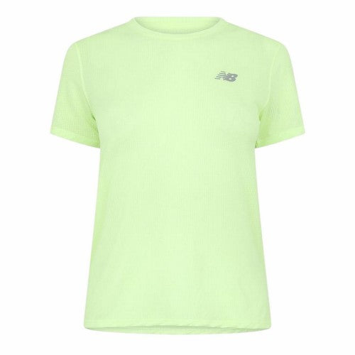 Front - New Balance Womens/Ladies Logo Short-Sleeved Athletic T-Shirt