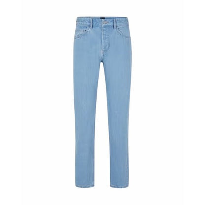 Front - Boss Mens Denim 5 Pockets Straight Jeans