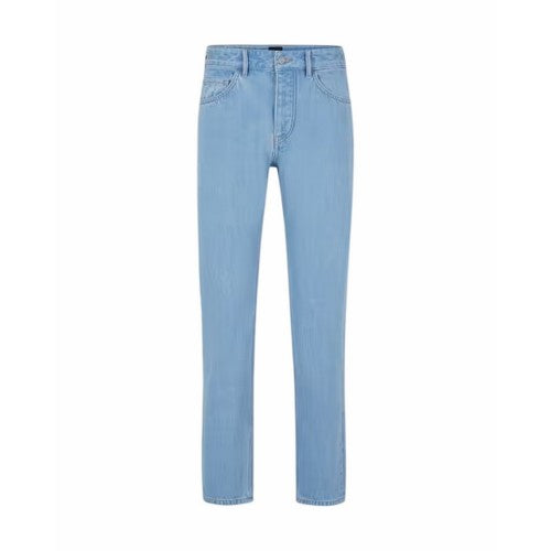Front - Boss Mens Denim 5 Pockets Straight Jeans