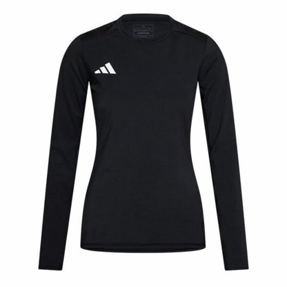 Front - Adidas Womens/Ladies Contrast Back Print Long-Sleeved T-Shirt