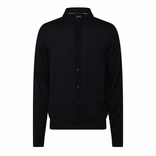Front - Boss Mens Virgin Wool Shirt