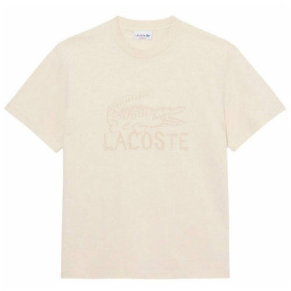 Front - Lacoste Mens Logo Cotton T-Shirt