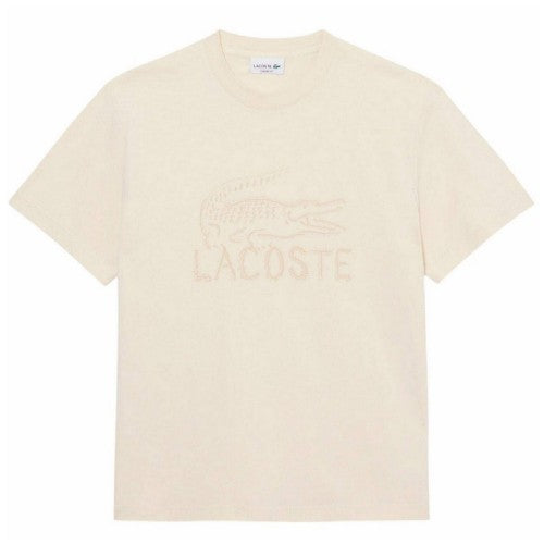 Front - Lacoste Mens Logo Cotton T-Shirt