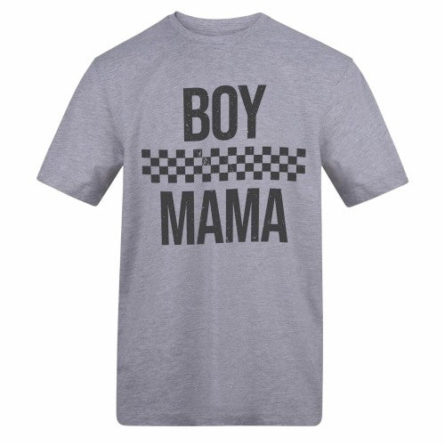 Front - AWD Womens/Ladies Checkered Mothers Day T-Shirt