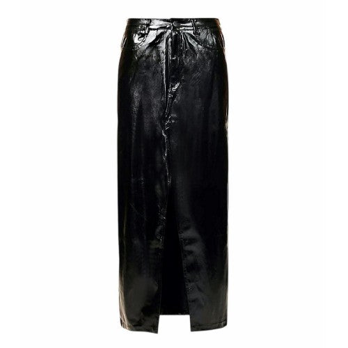 Front - AmyLynn Womens/Ladies Lupe Side Slit High Waist Maxi Skirt