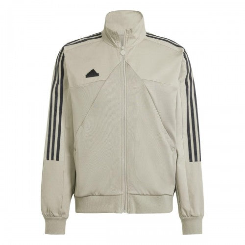Front - Adidas Mens Tiro Material Mix Track Jacket