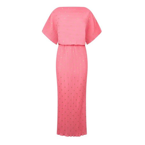 Front - Never Fully Dressed Womens/Ladies Tilly Plisse Midi Dress