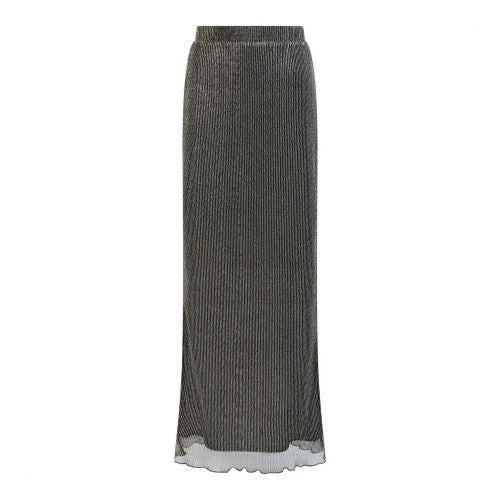 Front - French Connection Womens/Ladies Tamy Lurex Plisse Maxi Skirt