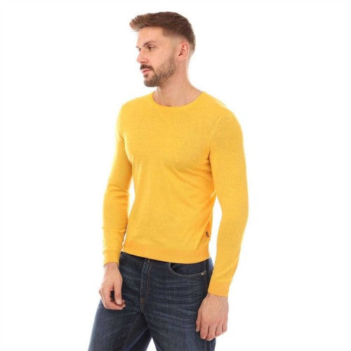 Front - Boss Mens Virgin Wool Slim Jumper