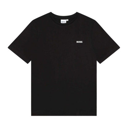 Front - Boss Boys Small Logo T-Shirt