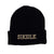 Front - SikSilk Core Embroidered Logo Beanie