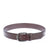 Front - Ted Baker Picolt Brogue Detailing Bovine Leather Belt