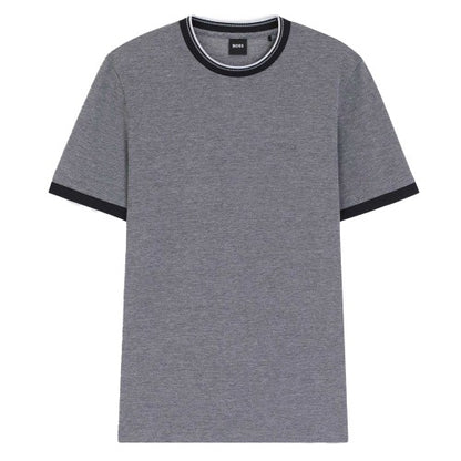 Front - Boss Mens Piqué T-Shirt