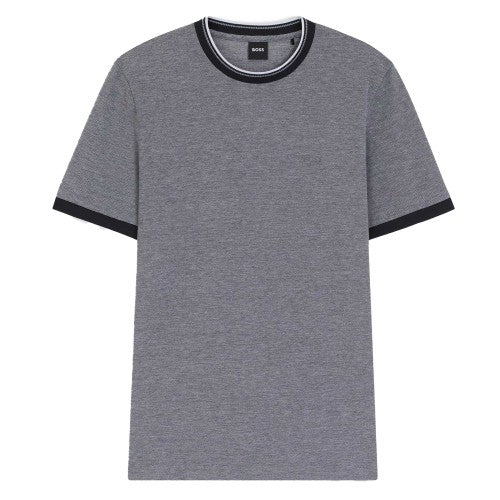 Front - Boss Mens Piqué T-Shirt