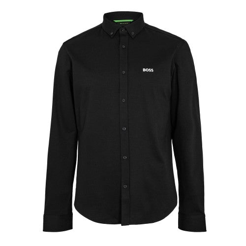 Front - Boss Mens Motion Logo Cotton Shirt