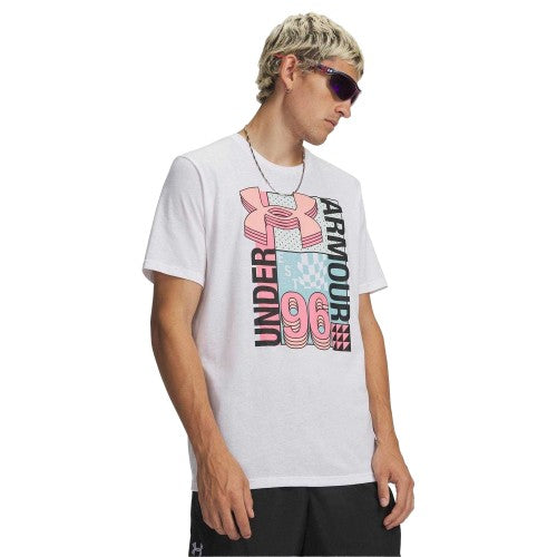 Front - Under Armour Mens Logo Polycotton T-Shirt