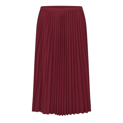 Front - Lacoste Womens/Ladies Pleated Midi Skirt