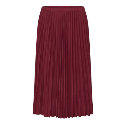 Front - Lacoste Womens/Ladies Pleated Midi Skirt