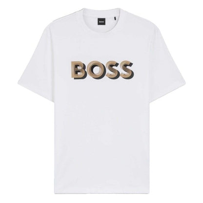 Front - Boss Mens Thompson Logo T-Shirt