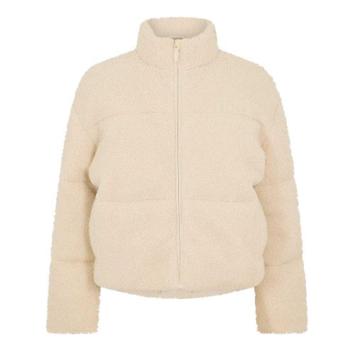 Front - USA Pro Womens/Ladies Borg Puffer Jacket
