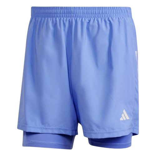 Front - Adidas Mens Own The Run 2 in 1 Running Shorts