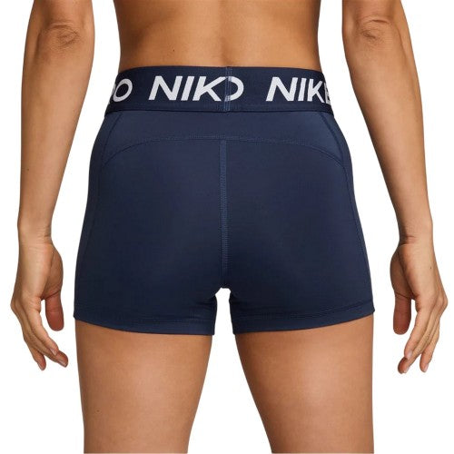 Midnight Navy - Back - Nike Womens-Ladies Pro Dri-FIT Stretch Running Shorts