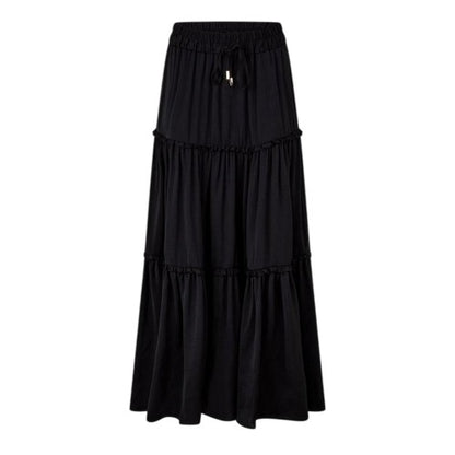 Front - Biba Womens/Ladies Plain Maxi Skirt