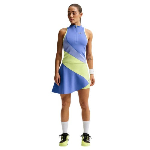 Front - Nike Womens/Ladies Colour Block Tennis Skirt