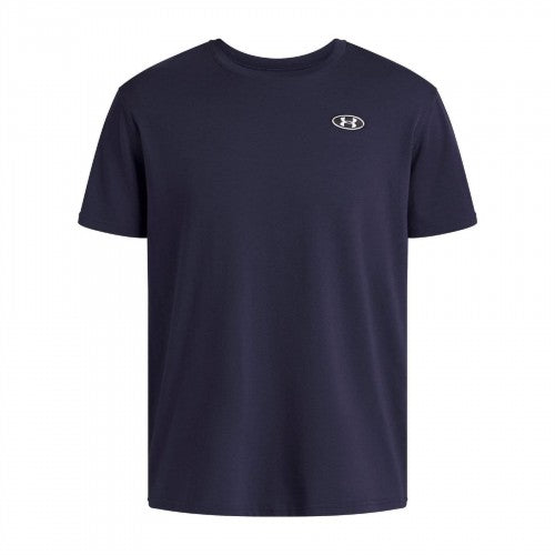 Front - Under Armour Mens Logo Heavyweight Loose T-Shirt