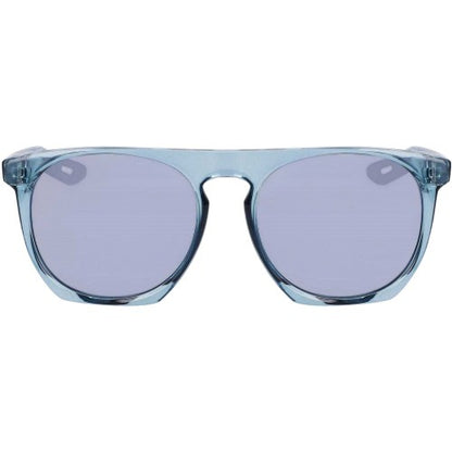 Front - Nike Flatspot XXII Wayfarer Round Logo Sunglasses