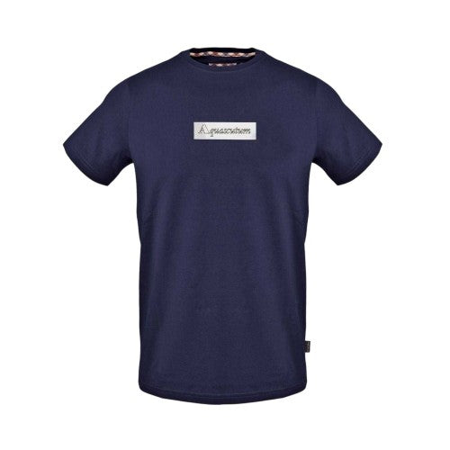 Front - Aquascutum Mens Crew Neck T-Shirt
