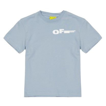 Front - Off White Childrens/Kids Logo Back Print T-Shirt