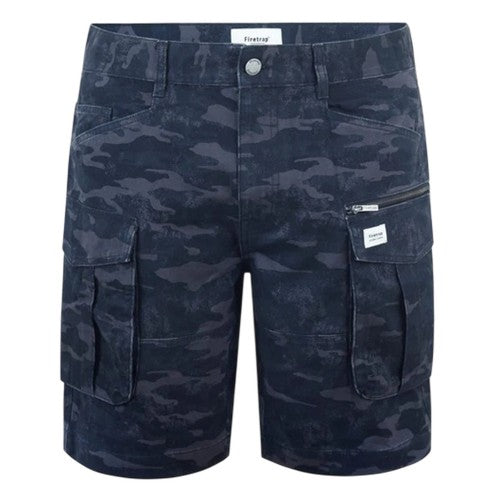 Front - Firetrap Mens Logo Regular Shorts