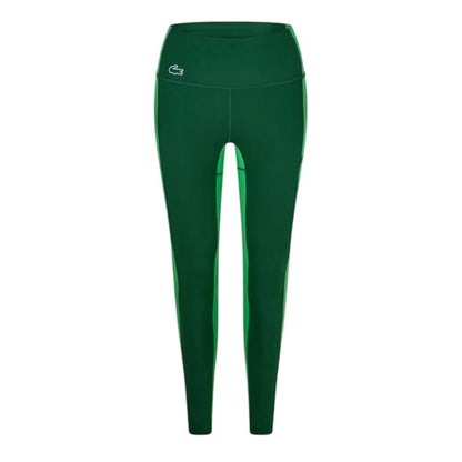Front - Lacoste Womens/Ladies Colour Block Leggings