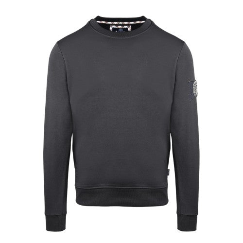 Front - Aquascutum Mens Patch Sweatshirt