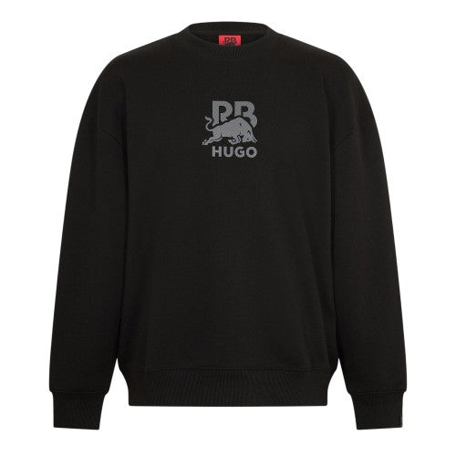 Front - Hugo Mens Ribbed Collar Sweatshirt