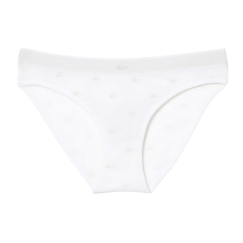Front - Lacoste Womens/Ladies Cotton Stretch Briefs